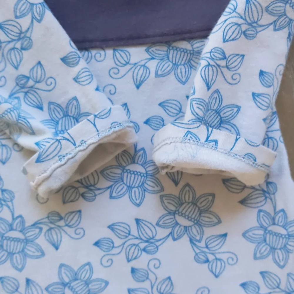 Size 4 Tea Collection Faux Kimono Cotton Wrap Dress